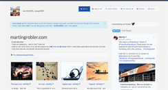 Desktop Screenshot of martingrobler.com